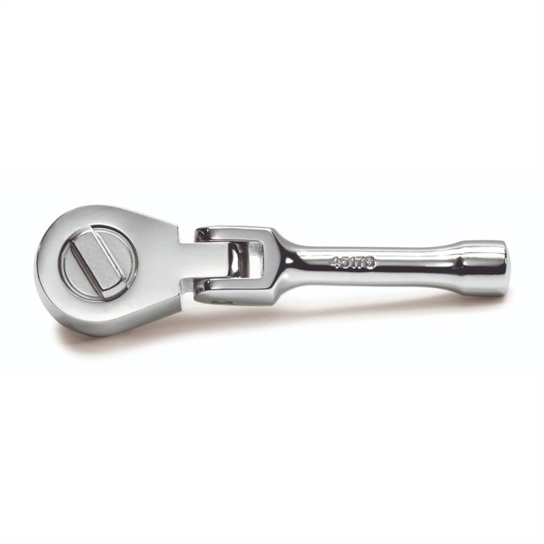 SK Hand Tool 45178 - 3/8" Drive Stubby Flex Reversible Ratchet