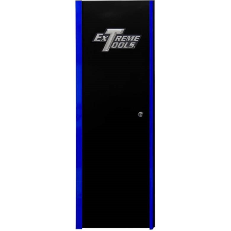 Extreme Tools DX192100SLBKBL - Deep Side Locker w/ 4 Shelves - Black w/ Blue Handle