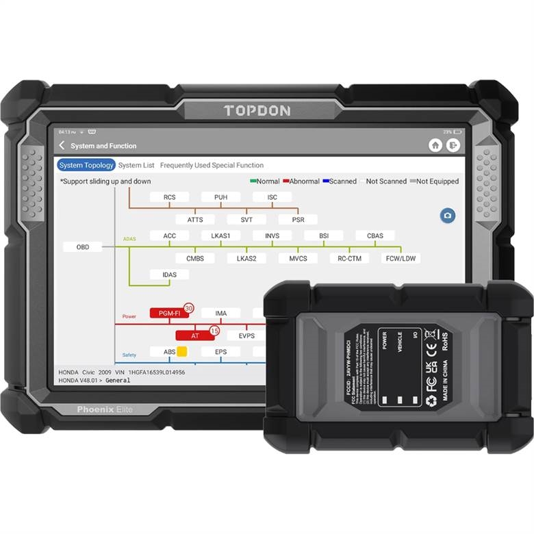 TOPDON TD52110063 - Phoenix Elite - Cutting-edge Automotive Diagnostic Scanner With 13&quot; Touch Screen