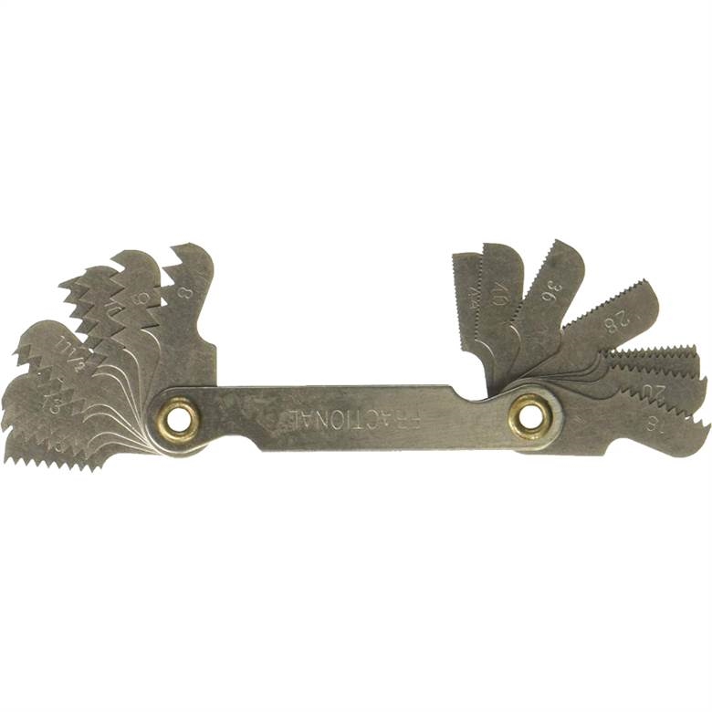 Irwin 12018 - Standard Thread Pitch Gauge - 18 Leaf