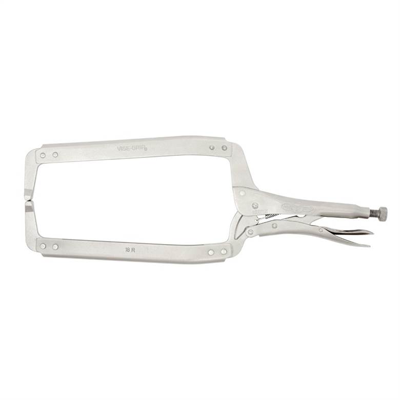 Irwin 9-Inch C-Clamp Locking Pliers - 4-3/4 Jaw Depth, 4-1/2 Jaw Opening