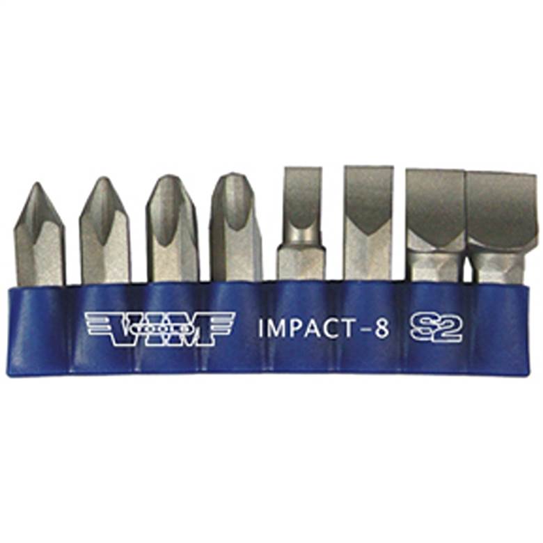 VIM Tools 8-Piece 5/16" Hex Torx/Star Impact Bit Set For Hand Impact Driver – IMPACT-8TX
