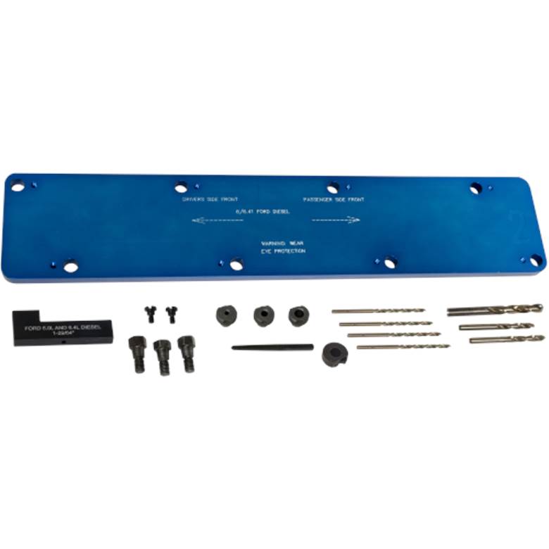 thumbnail image 2 of Ford Triton Manifold Drill Template - Repair Tool For 4.6L 5.4L 6.8L 2V & 3V Engine Studs 2 of 11