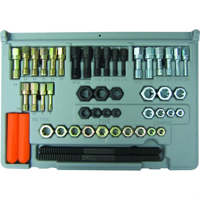 Lang Tools 971 48 Pc. SAE and Metric Thread Restorer Kit