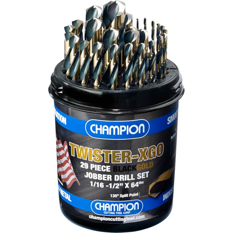 Champion TWIRXGO BLACKGOLD Drill Bits